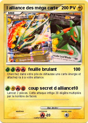 Pokemon l alliance des méga carte