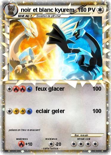 Pokemon noir et blanc kyurem