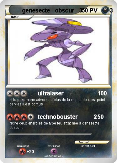 Pokemon genesecte   obscur   3                 3