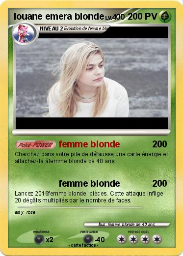 Pokemon louane emera blonde
