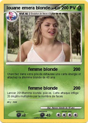 Pokemon louane emera blonde