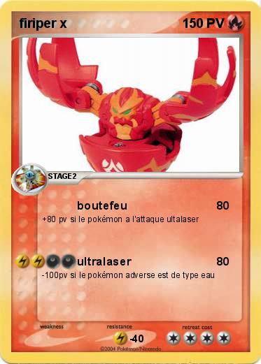 Pokemon firiper x