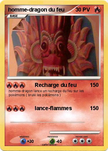 Pokemon homme-dragon du feu