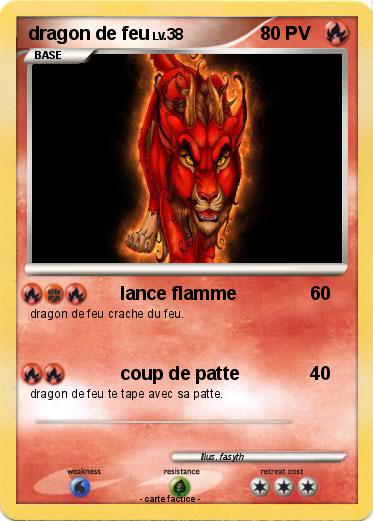 Pokemon dragon de feu