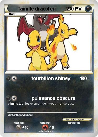 Pokemon famille dracofeu        2