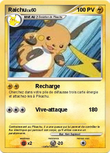 Pokemon Raichu