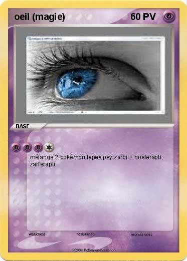 Pokemon oeil (magie)