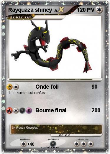 Pokemon Rayquaza shiney