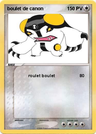 Pokemon boulet de canon