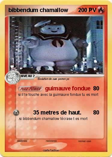 Pokemon bibbendum chamallow