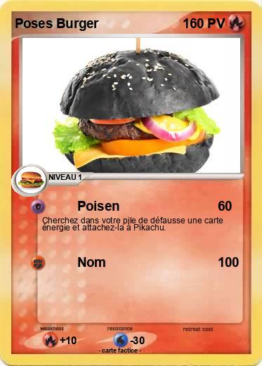 Pokemon Poses Burger