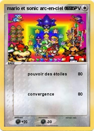 Pokemon mario et sonic arc-en-ciel 6935