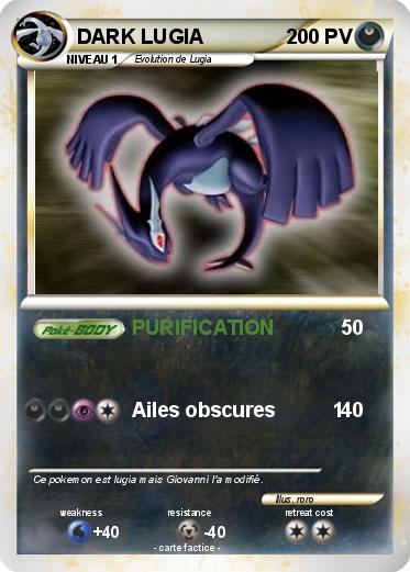 Pokemon DARK LUGIA