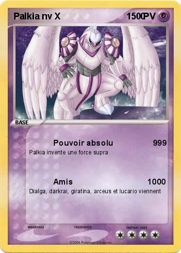 Pokemon Palkia nv X                                0 