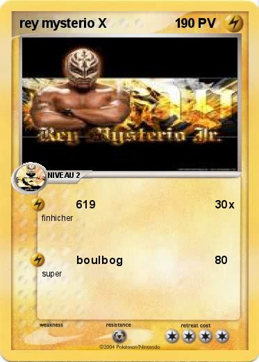 Pokemon rey mysterio X                   1