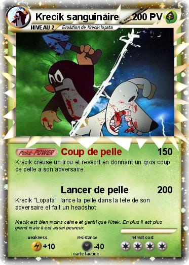 Pokemon Krecik sanguinaire