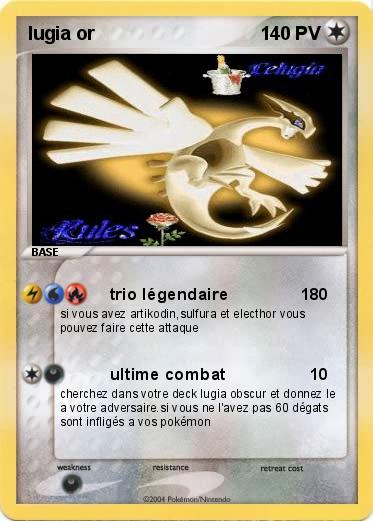 Pokemon lugia or