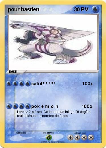 Pokemon pour bastien