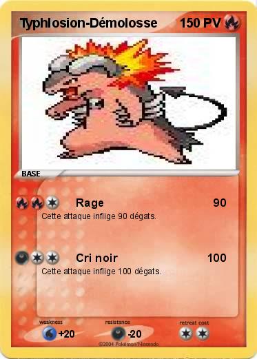 Pokemon Typhlosion-Démolosse