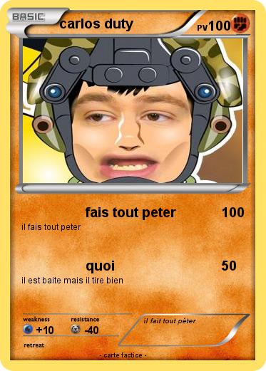 Pokemon carlos duty