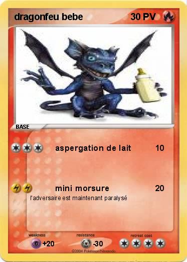 Pokemon dragonfeu bebe