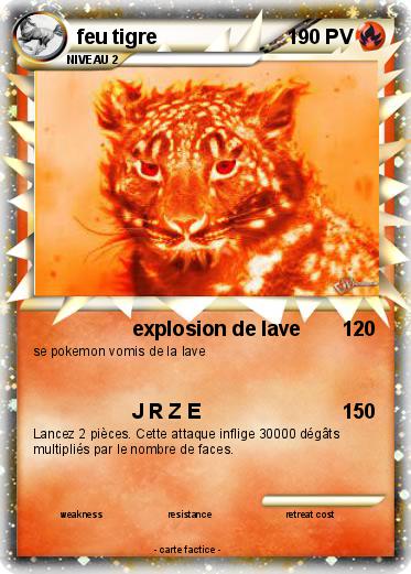 Pokemon feu tigre