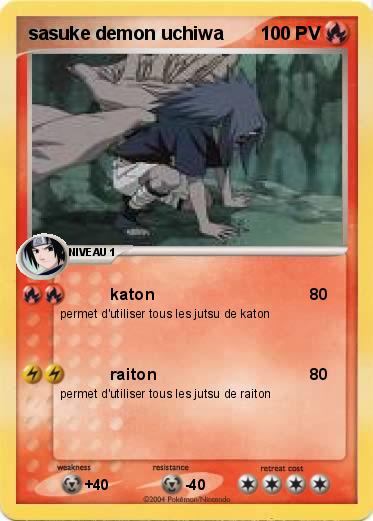 Pokemon sasuke demon uchiwa