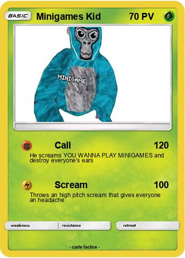 Pokemon Minigames Kid