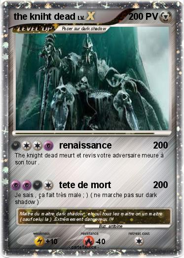 Pokemon the kniht dead