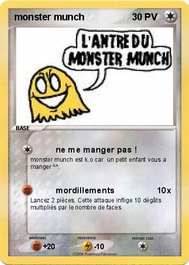 Pokemon monster munch