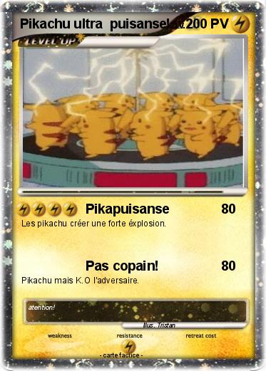 Pokemon Pikachu ultra  puisanse!
