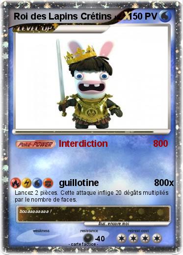 Pokemon Roi des Lapins Crétins