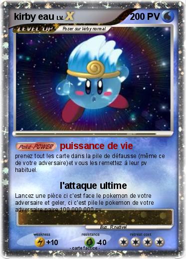 Pokemon kirby eau