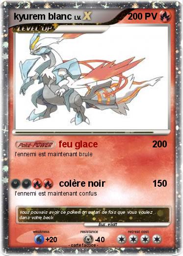 Pokemon kyurem blanc