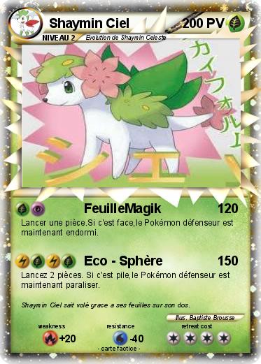 Pokemon Shaymin Ciel