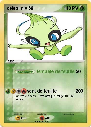 Pokemon celebi niv 56