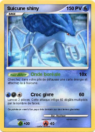 Pokemon Suicune shiny