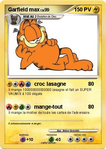 Pokemon Garfield max