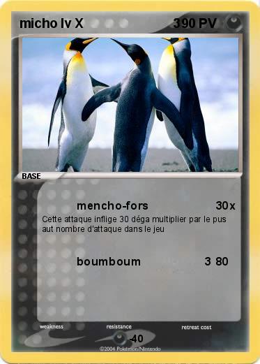 Pokemon micho lv X                         3