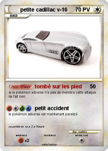 Pokemon petite cadillac v-16