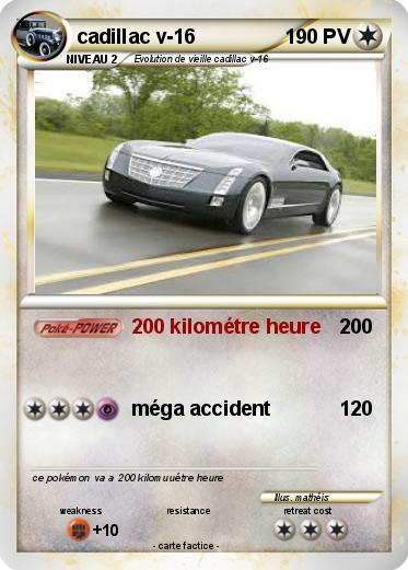 Pokemon cadillac v-16