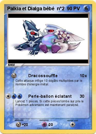 Pokemon Palkia et Dialga bébé  n°2