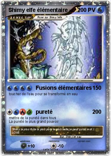 Pokemon Shimy elfe élémentaire