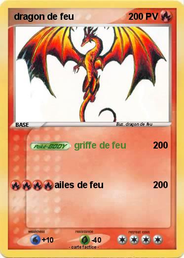 Pokemon dragon de feu