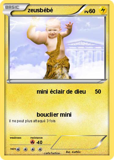 Pokemon zeusbébé