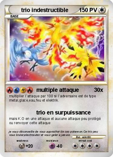 Pokemon trio indestructible
