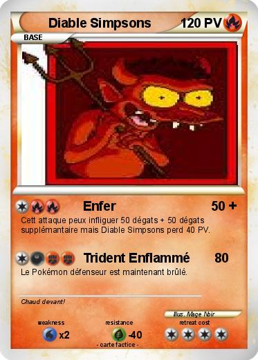 Pokemon Diable Simpsons