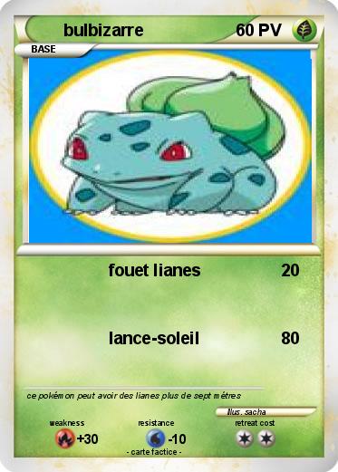 Pokemon bulbizarre