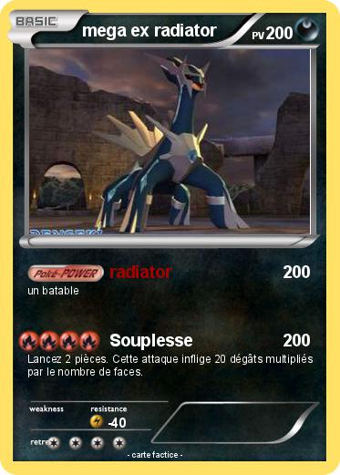 Pokemon mega ex radiator