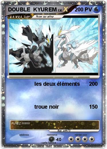 Pokemon DOUBLE  KYUREM